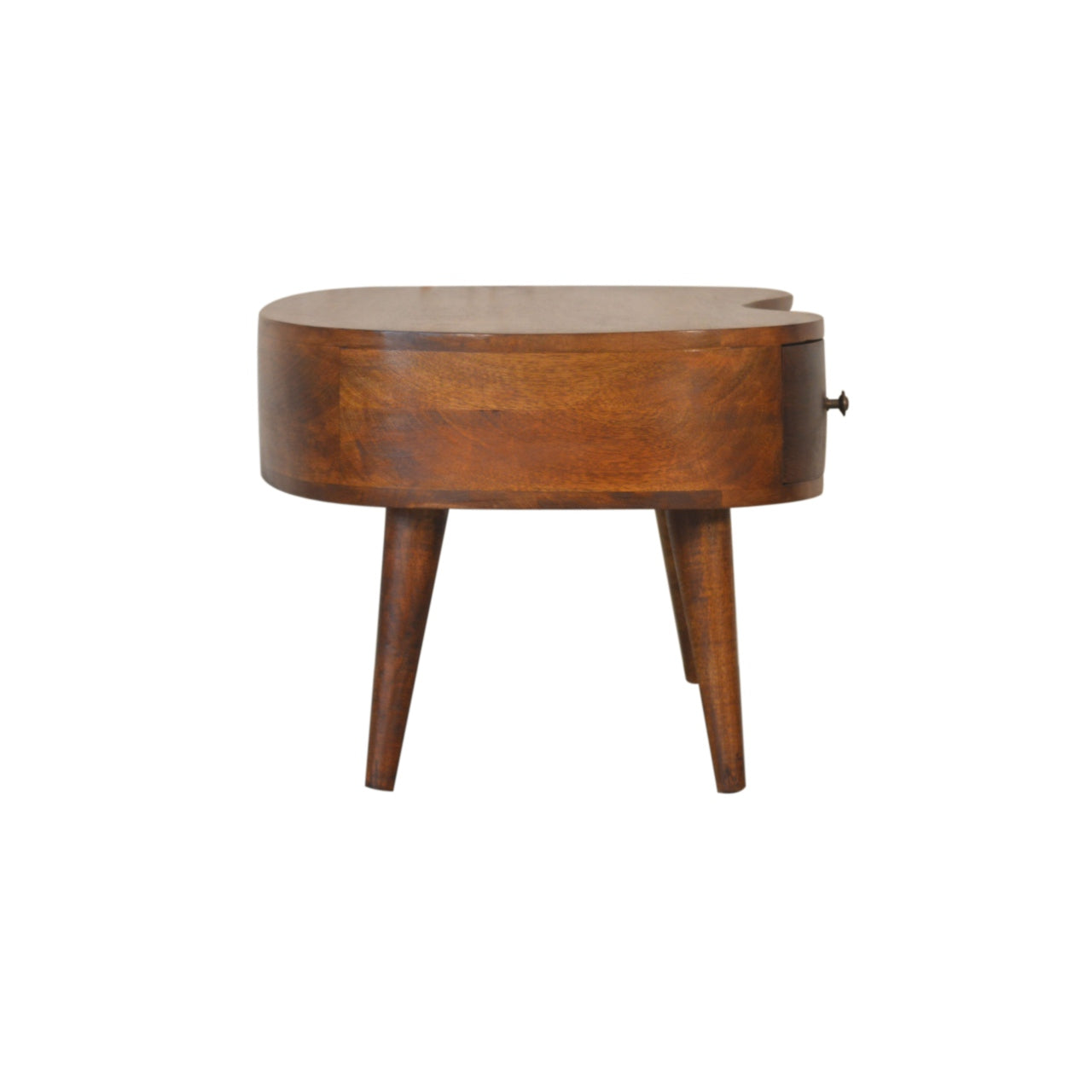 Nell rippled coffee table lifestyle modern living room