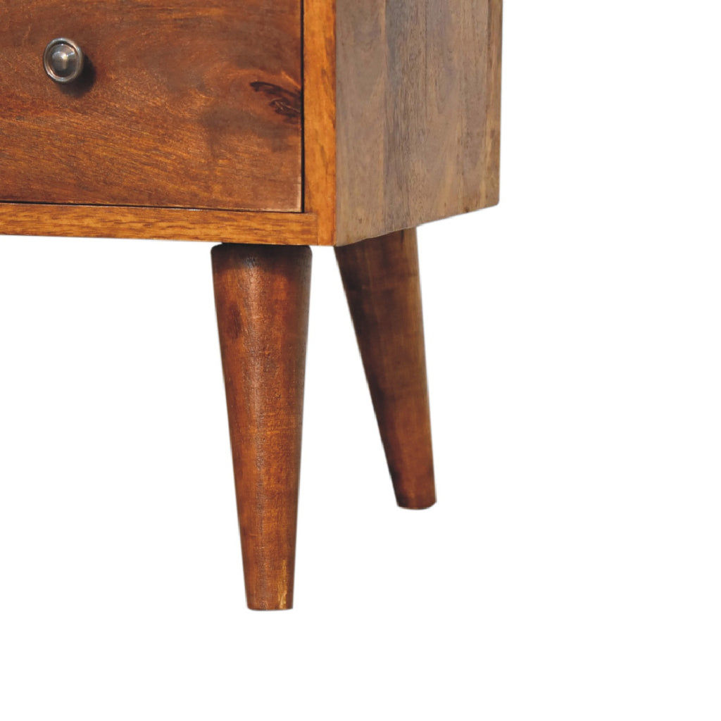Classic chestnut coffee table rear view