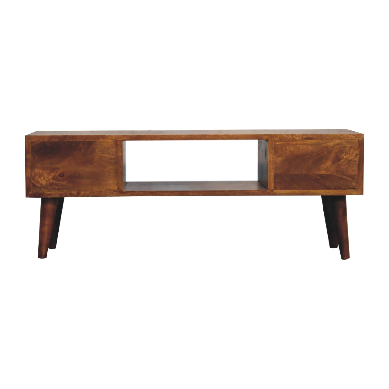 Classic chestnut coffee table lifestyle living room