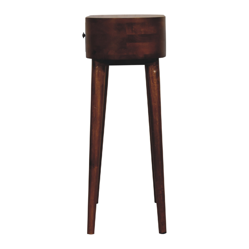 Mini Albion chestnut console table dimensions reference