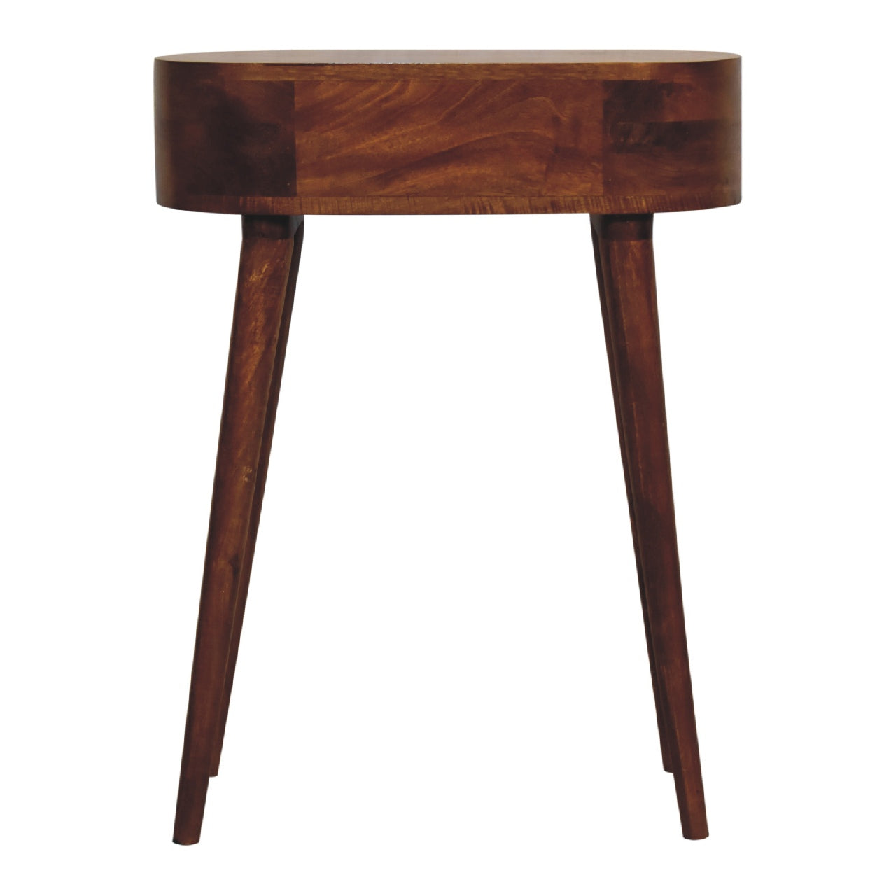 Mini Albion chestnut console table lifestyle compact hallway