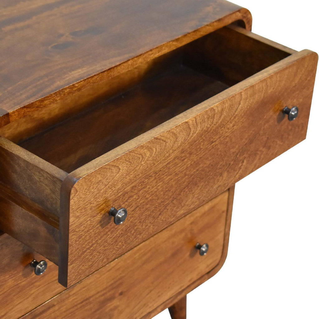 Mini Nova chestnut chest rear view