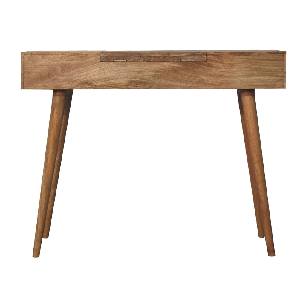 Nordic oak dressing table rear view