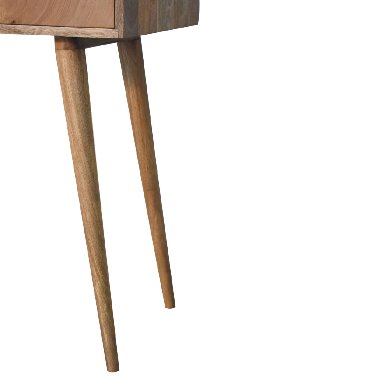 Nordic oak dressing table lifestyle bedroom vanity setting
