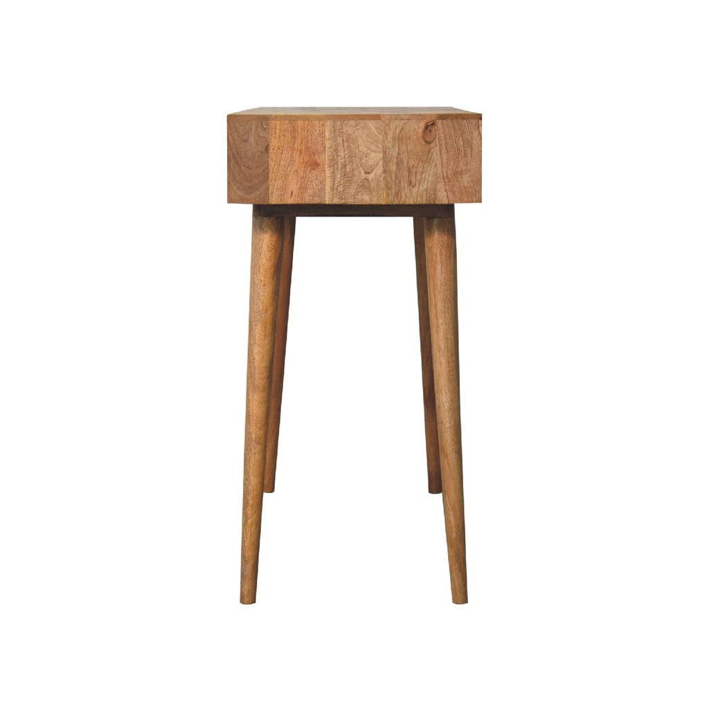Nordic oak dressing table full bedroom room view