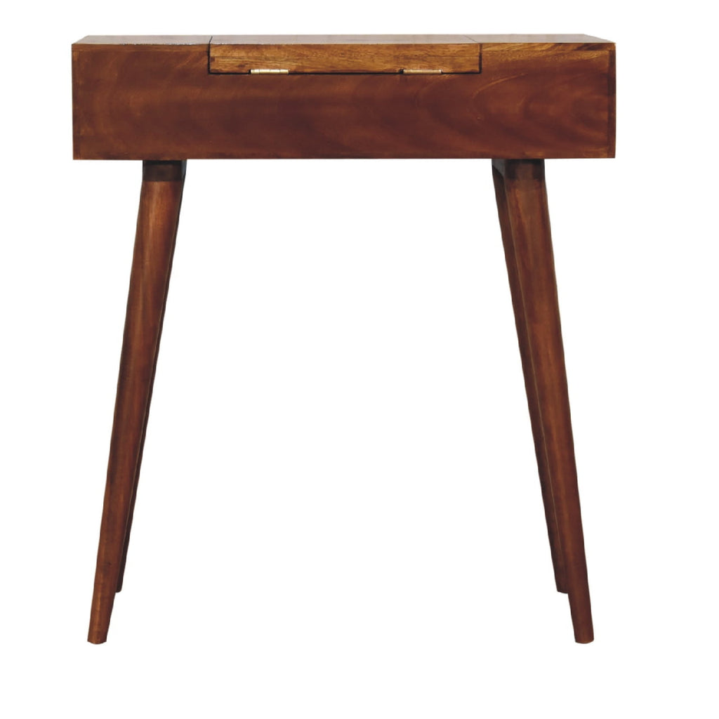 India chestnut dressing table rear view