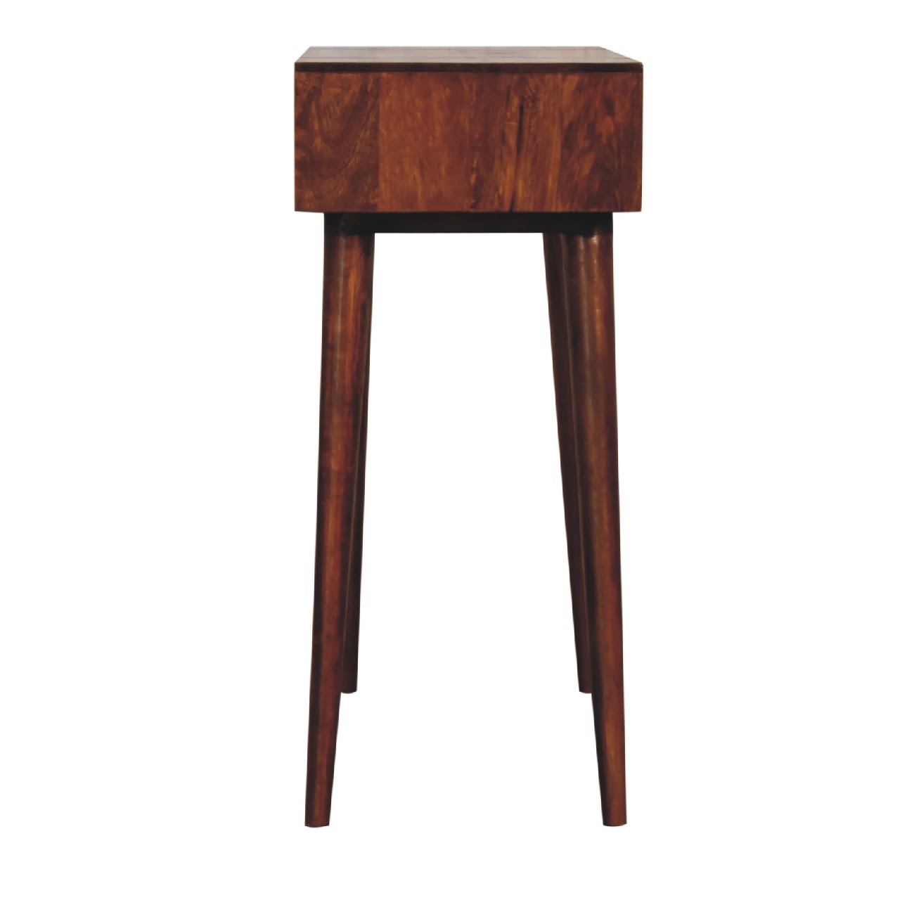 India mini chestnut dressing table full bedroom room view