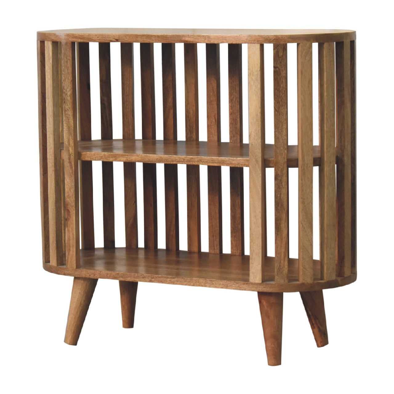 Novella cabinet close-up of slatted front design