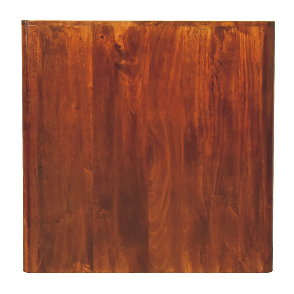 Matteo 3 Drawer Solid Wood Chest - Chestnut Finish
