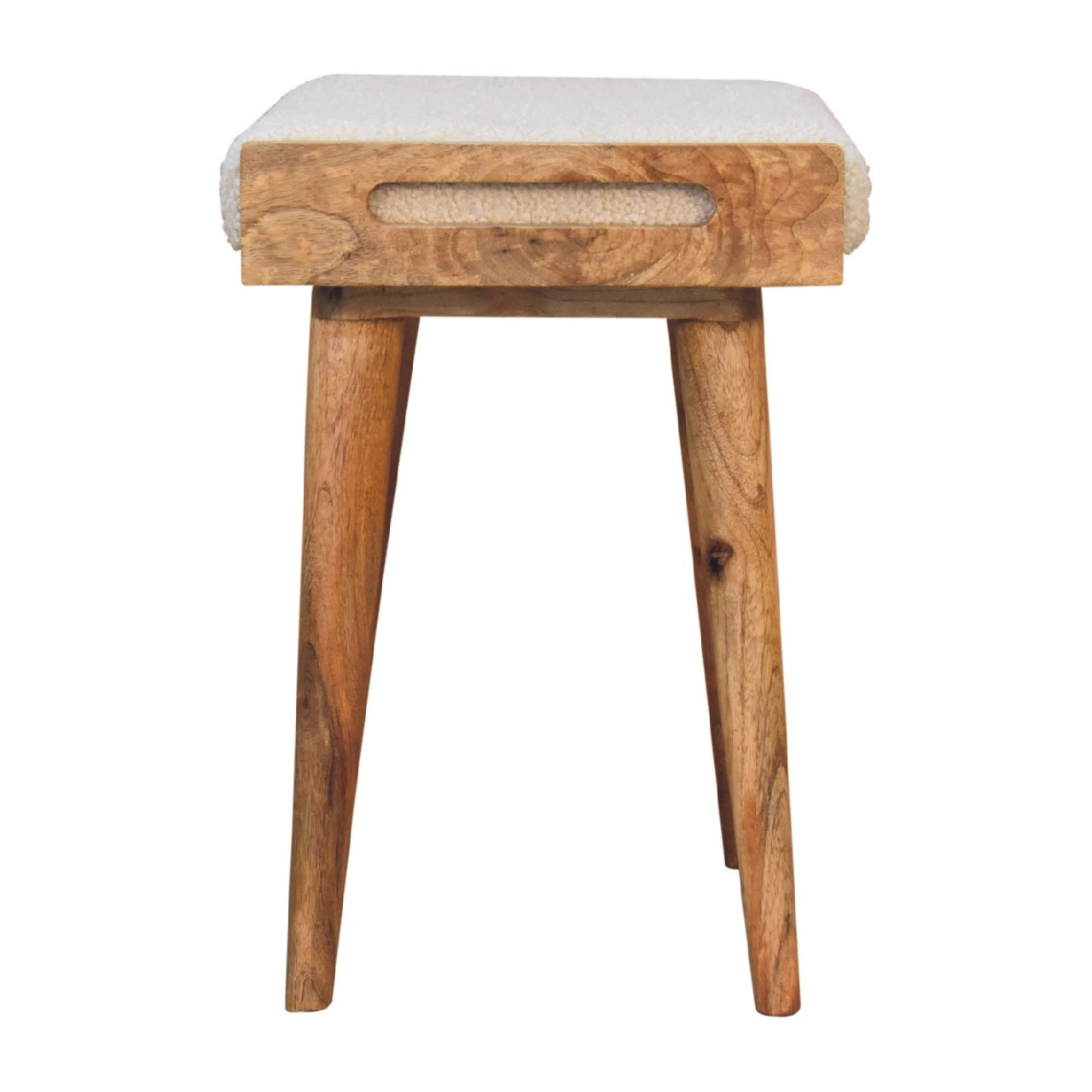 Atelier cream stool lifestyle modern home setting