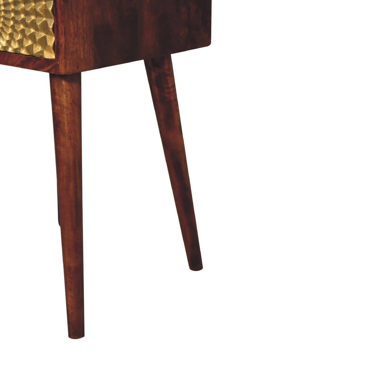 Eden mini chestnut bedside dimensions scale reference