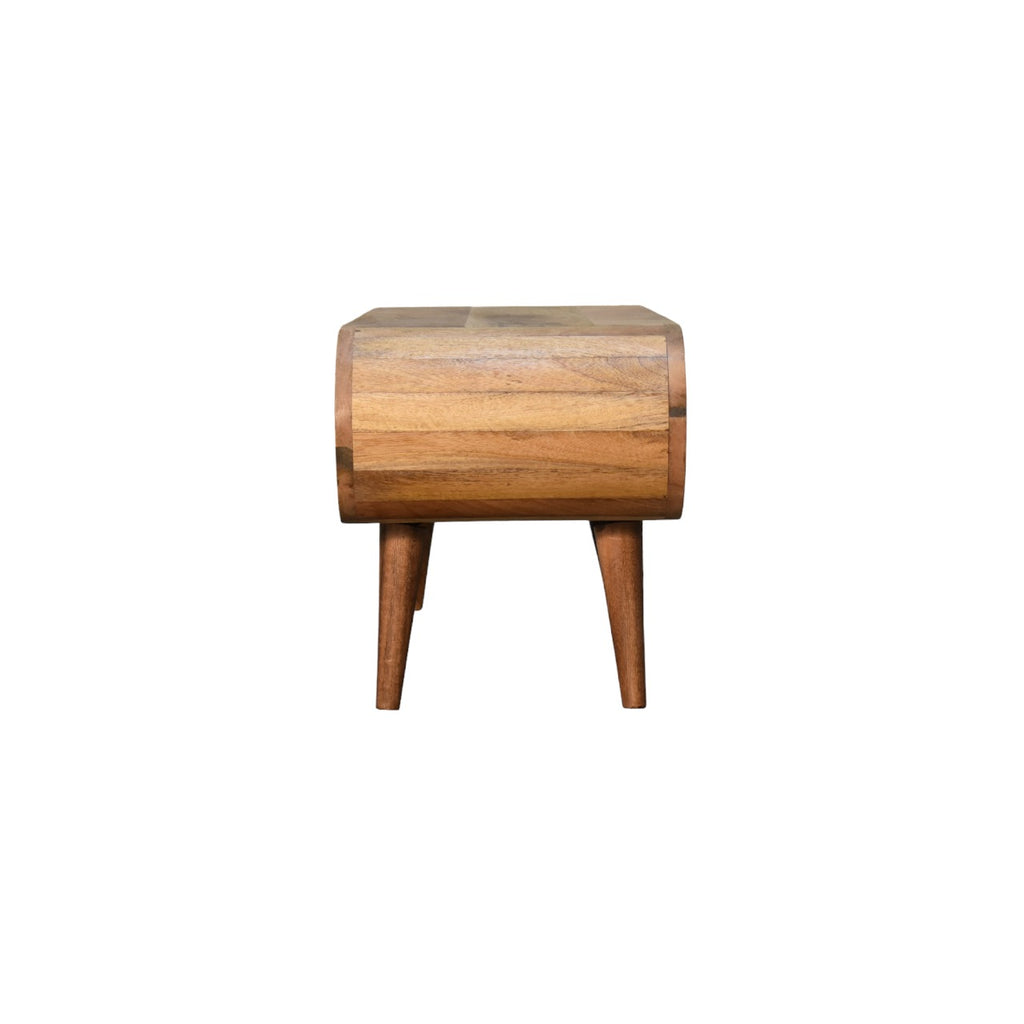 Nordic coffee table top surface view