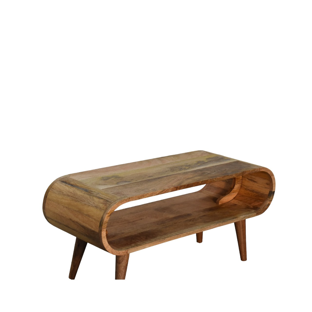 Nordic coffee table lifestyle compact living room setting