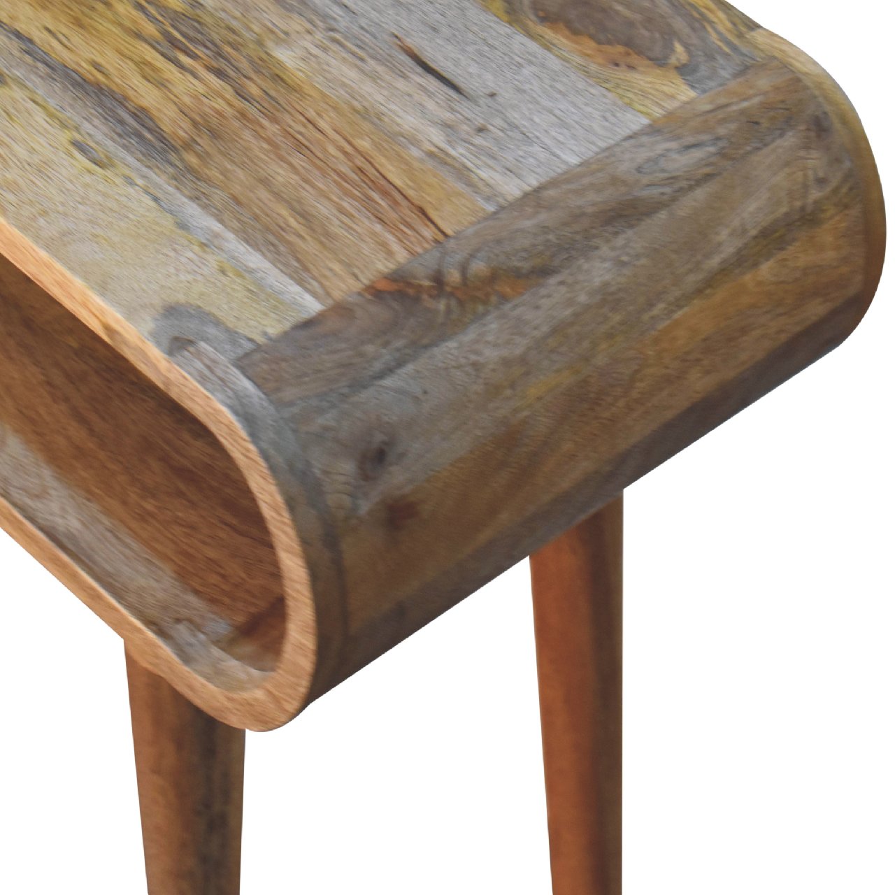 Amaya oak console lifestyle entryway setting