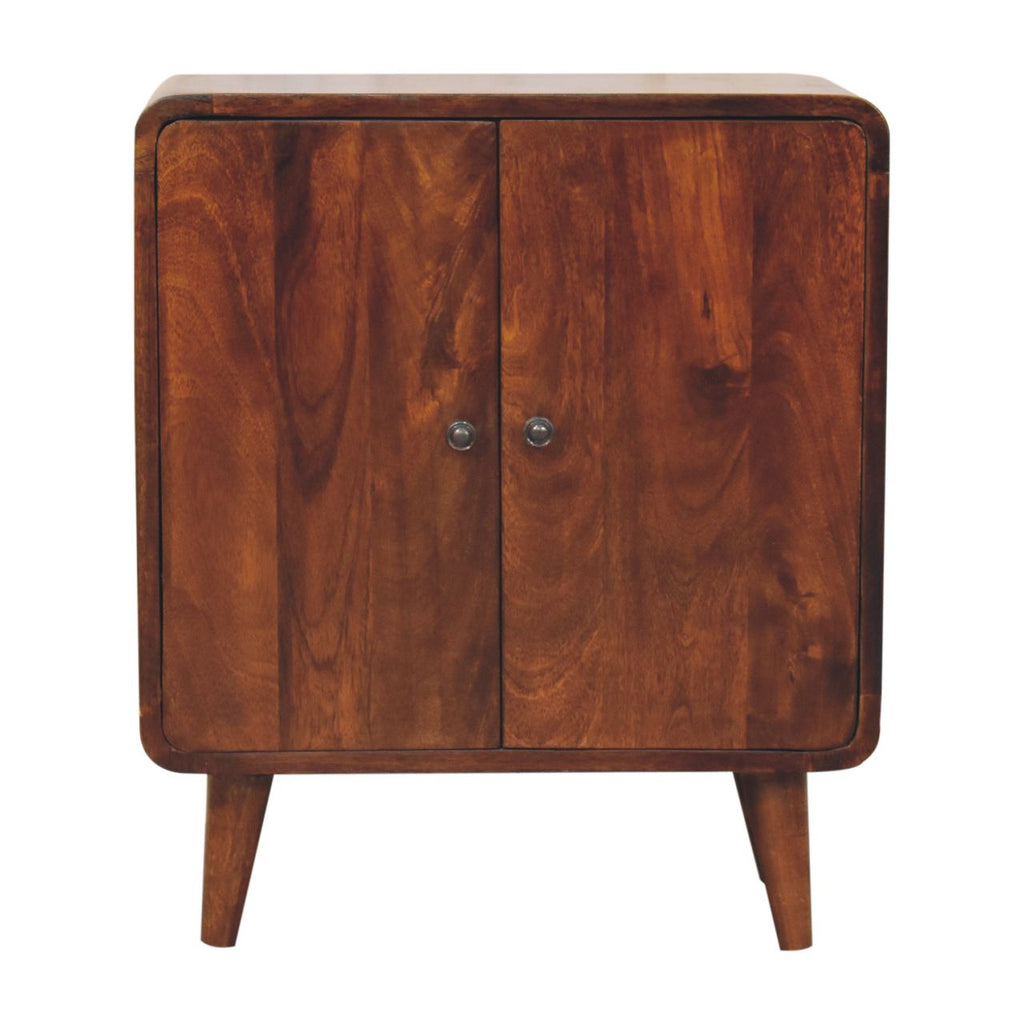 Mini Kensington cabinet side view showing slim profile