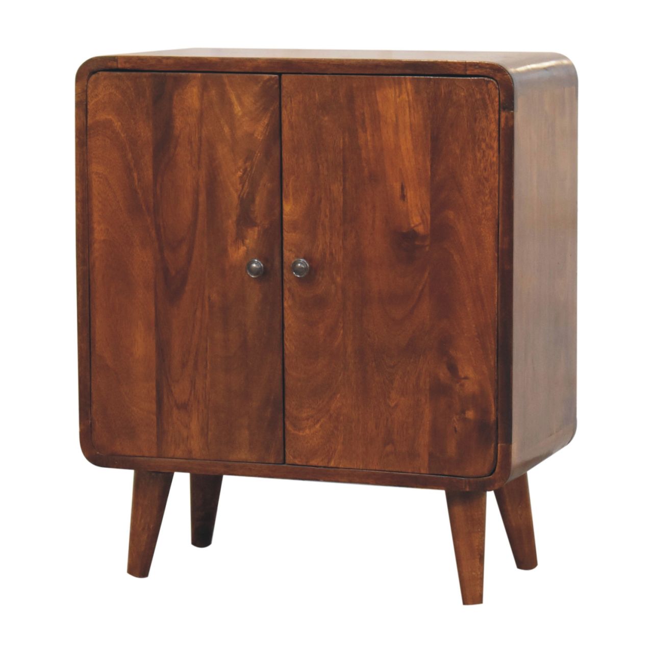 Mini Kensington chestnut cabinet in bedroom or living room setting
