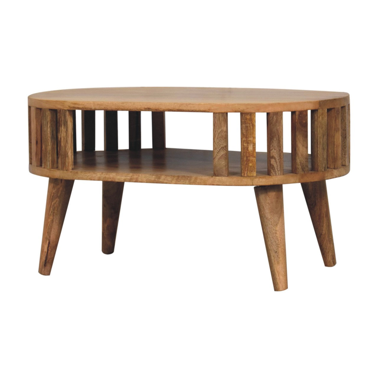 Mini Novella oak coffee table in living room setting