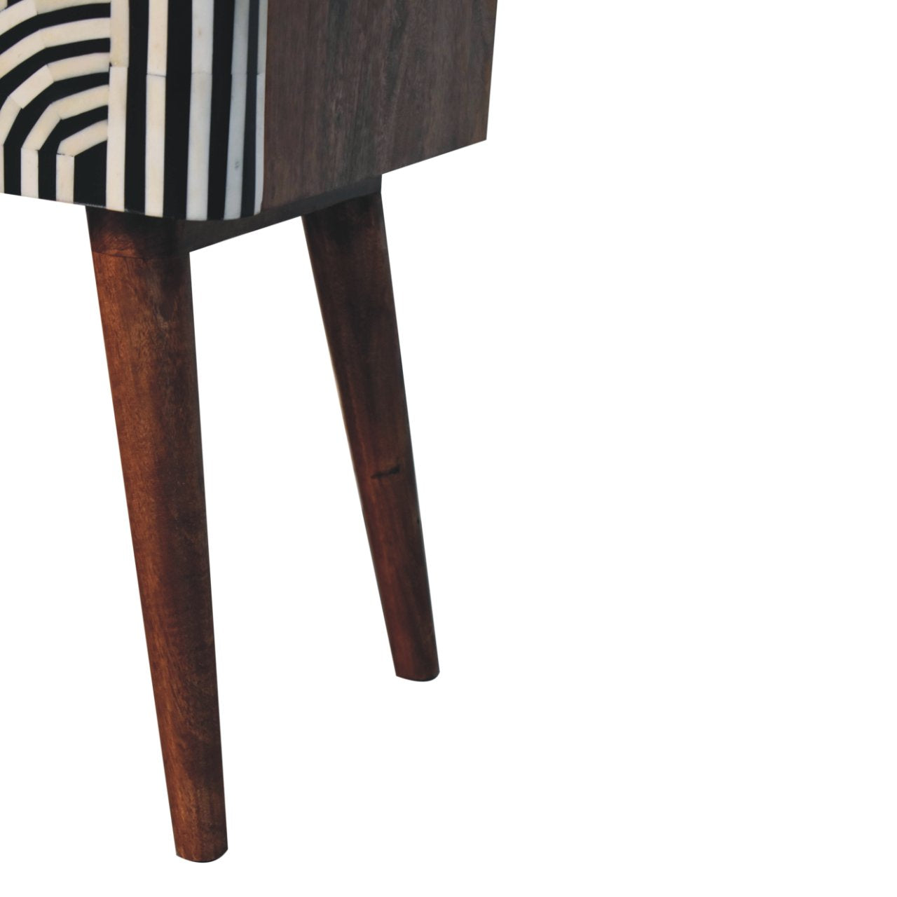Boho inlay bedside dimensions scale reference