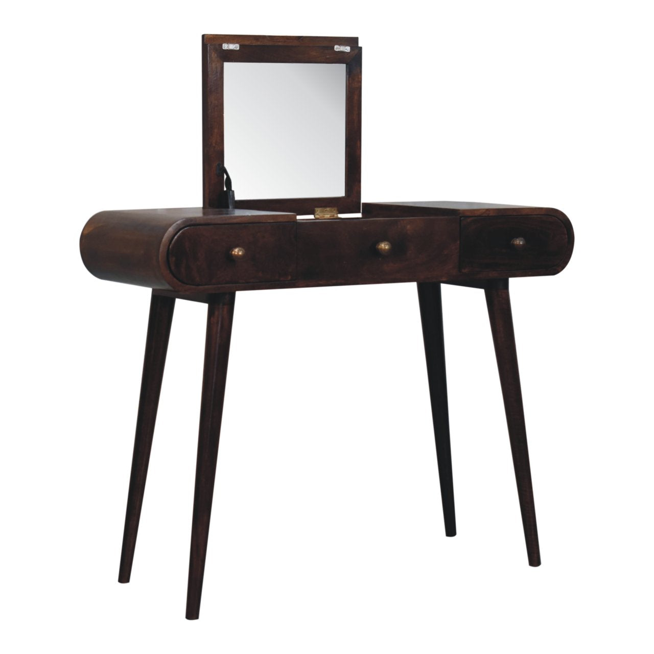 Malibu dressing table jewellery storage compartments detail