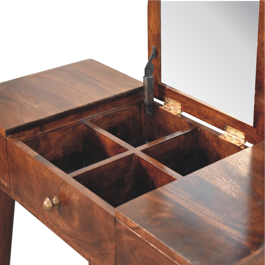 Malibu walnut dressing table dimensions scale reference
