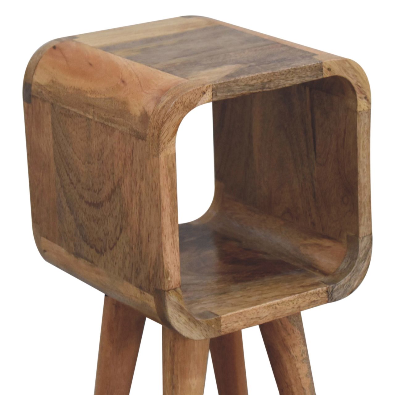 Ultra-compact minimalist oak bedside dimensions reference