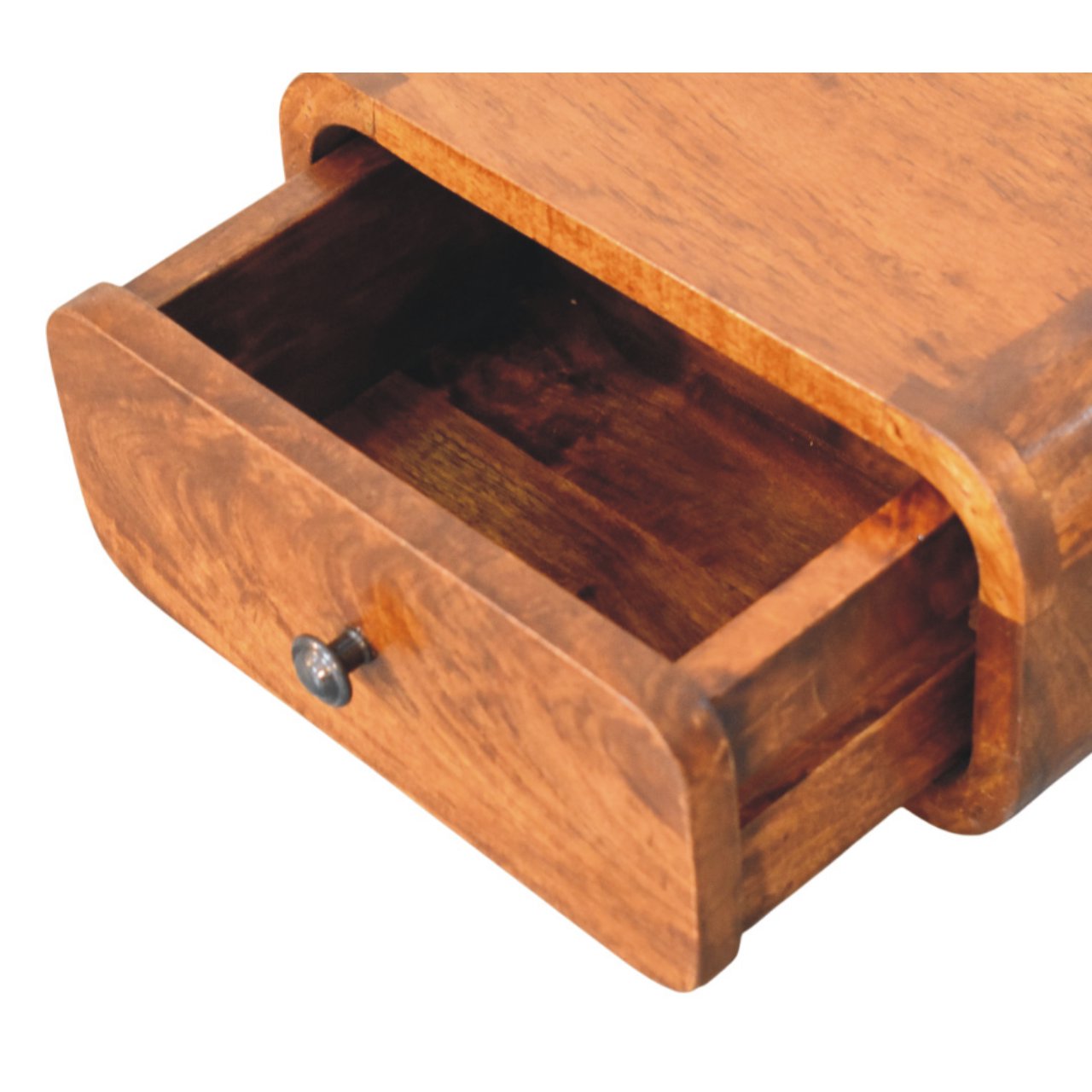 Elora floating chestnut bedside dimensions reference