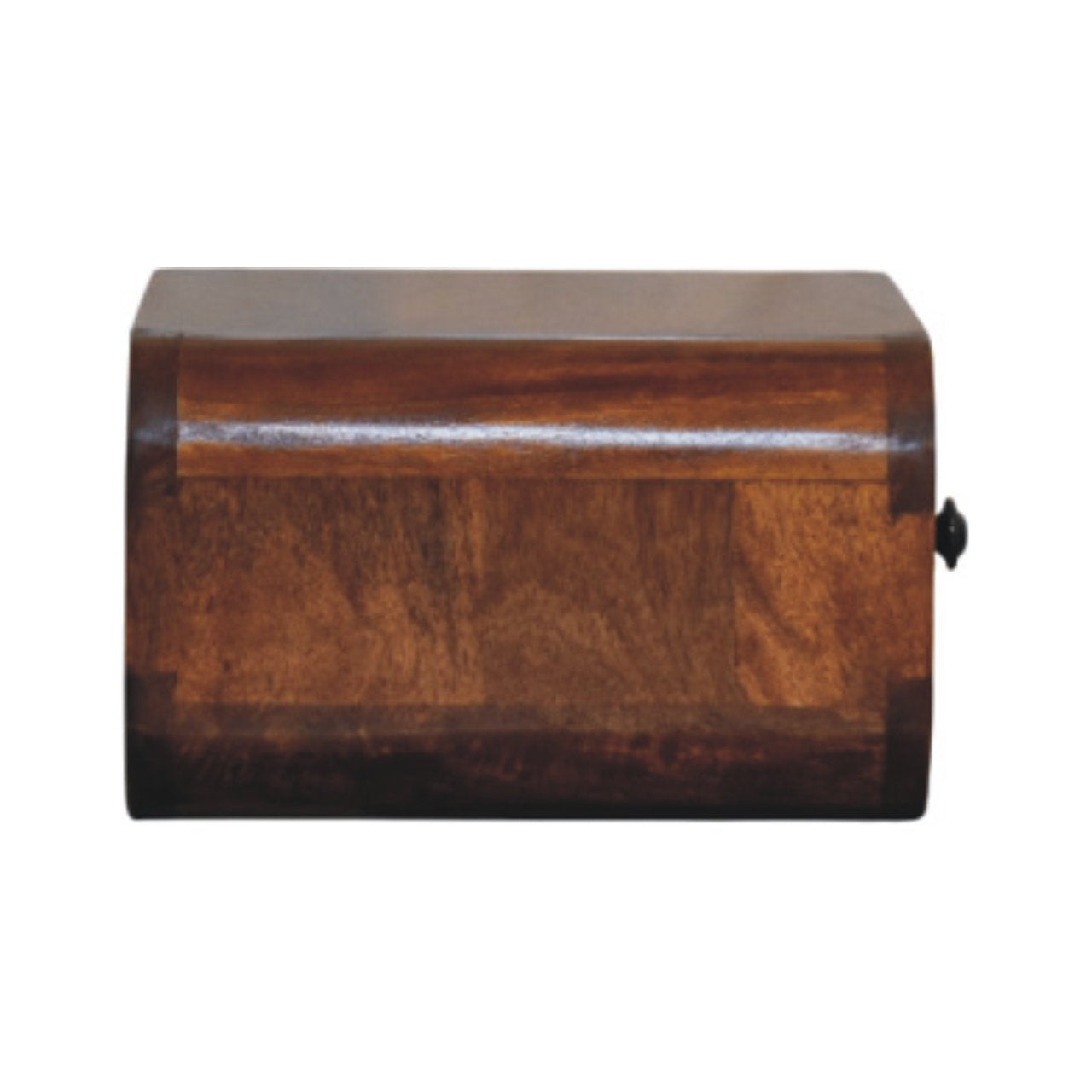 Elora chestnut floating bedside lifestyle compact bedroom