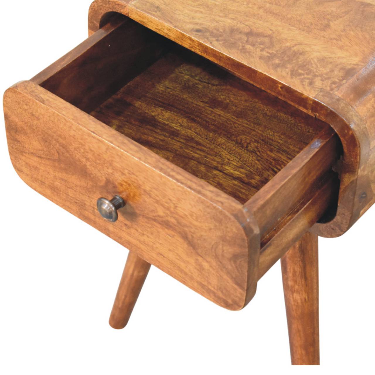 Elora chestnut bedside rear view