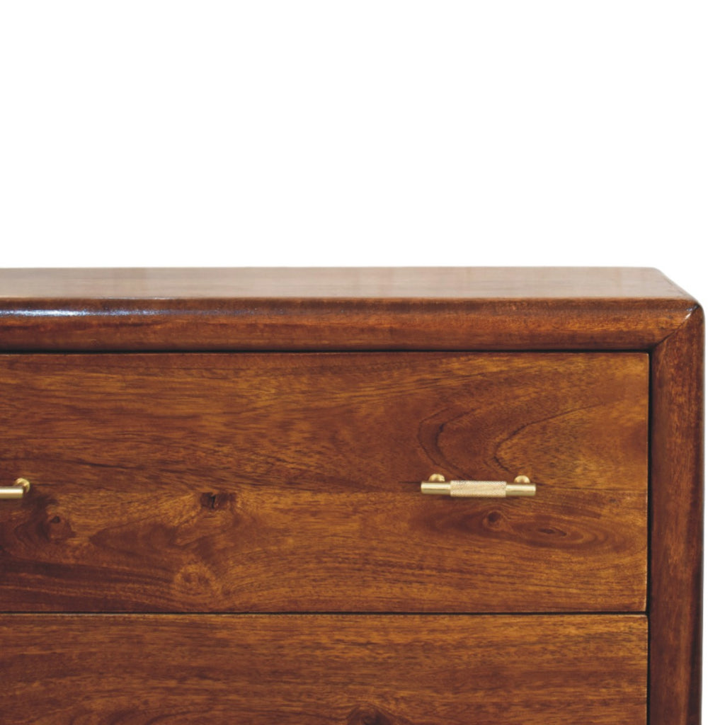 Regency chest drawer open showing interior storage