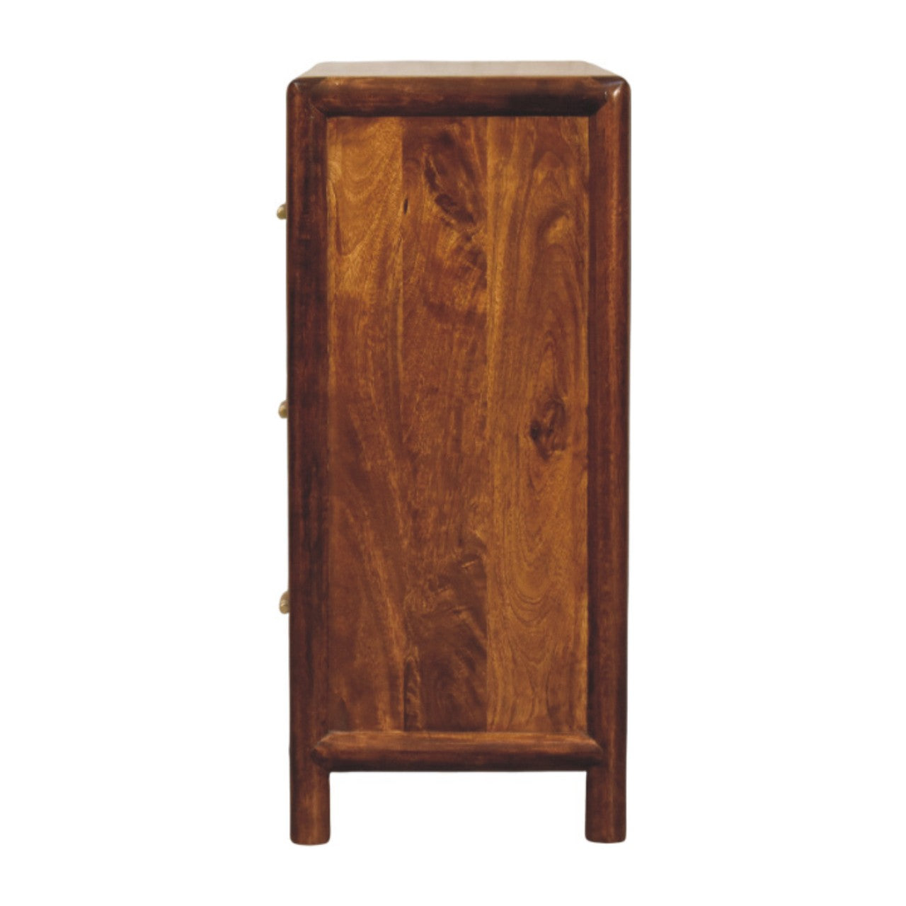 Regency chestnut chest angled view