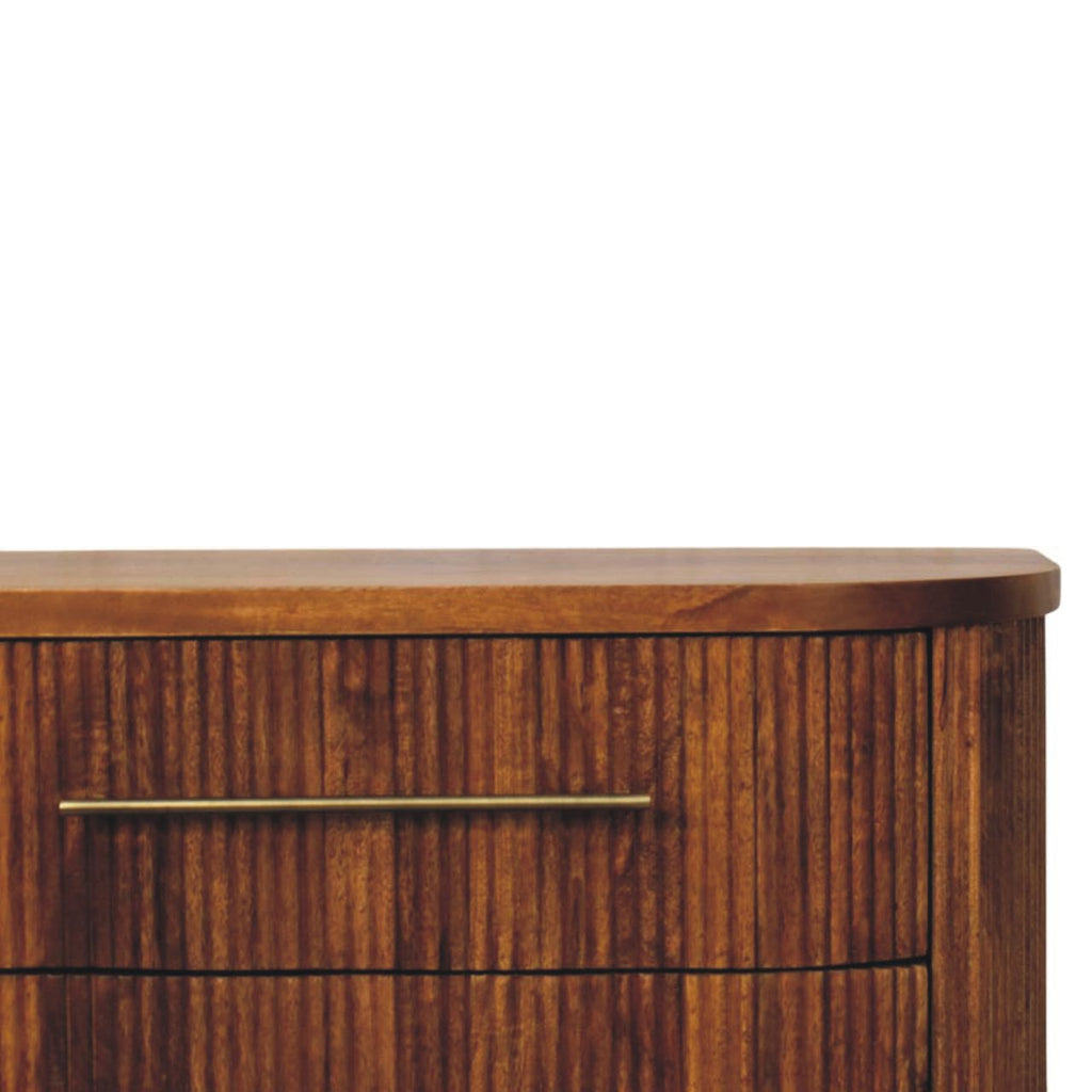 Emerson ribbed chest close-up of ribbed front panel texture