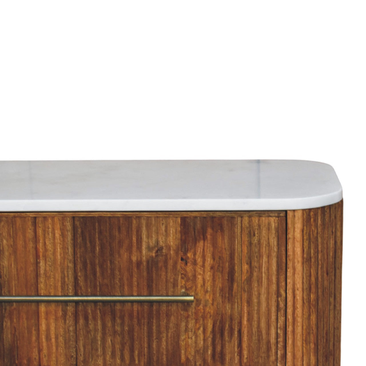 Milan Solid Wood 3 Drawer Chest With Mable Top