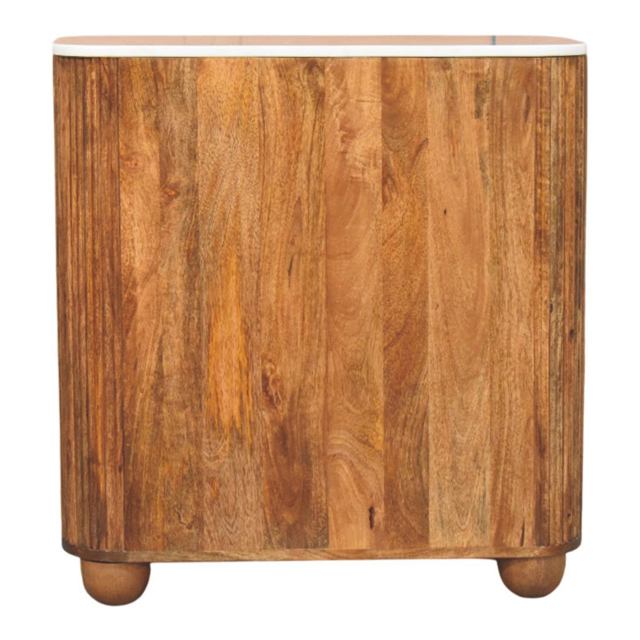 Milan Solid Wood 3 Drawer Chest With Mable Top