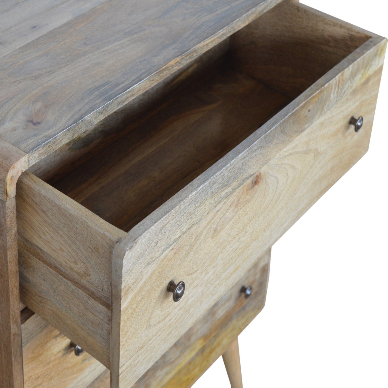 Copenhagen oak chest top surface detail