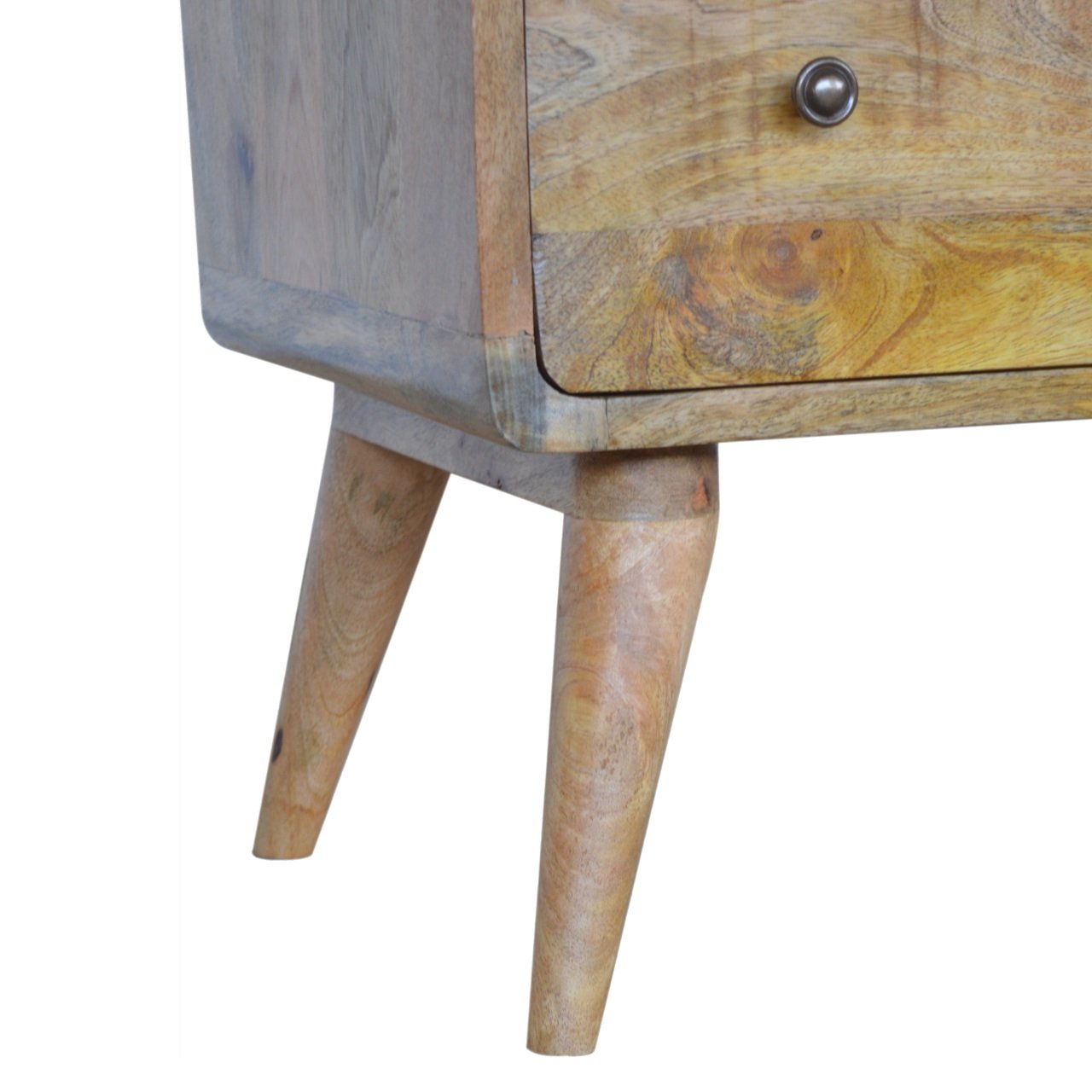 Copenhagen oak chest angled view showing full silhouette