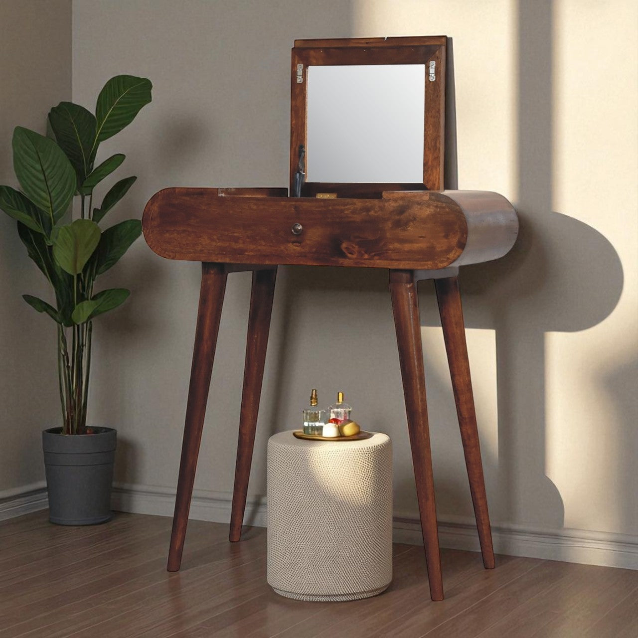 Mini Indiana Dressing Table Foldable Mirror