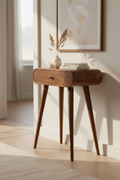 Mini Isabella Console Table | 2 Drawers | Solid Wood Chestnut