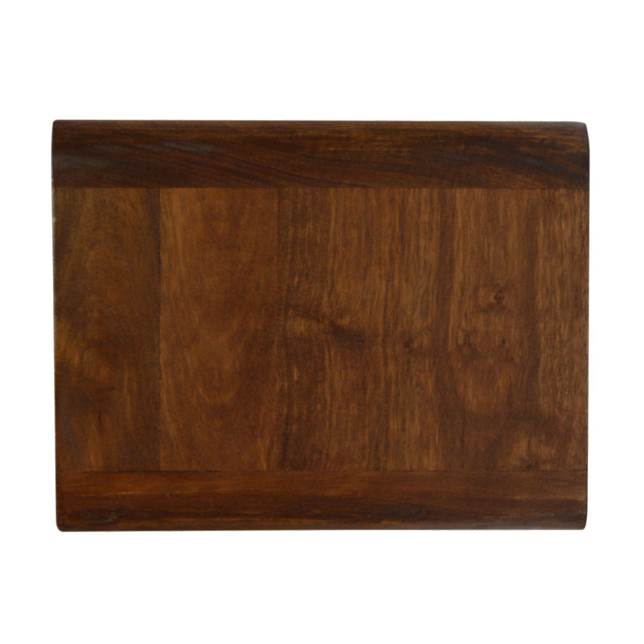 Beaumont chestnut floating bedside rear view