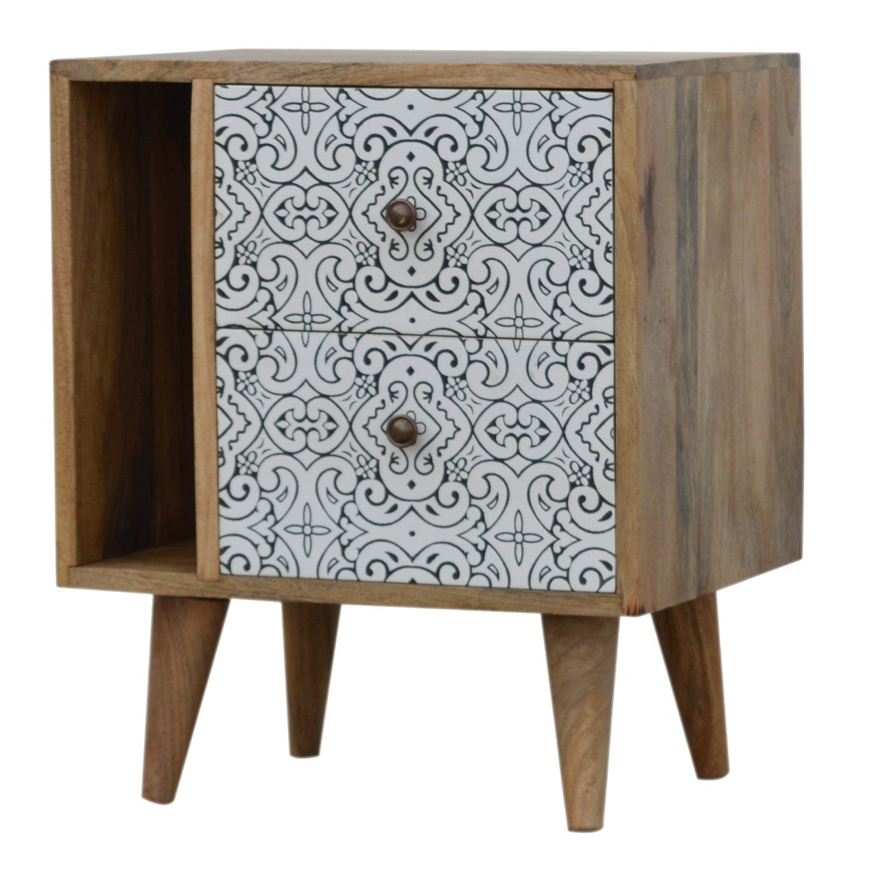 Fellaini oak cabinet in living room or bedroom setting