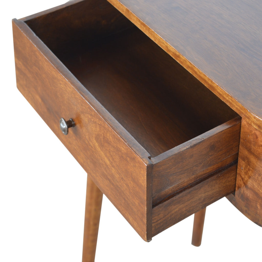 Arden chestnut dressing table top surface view